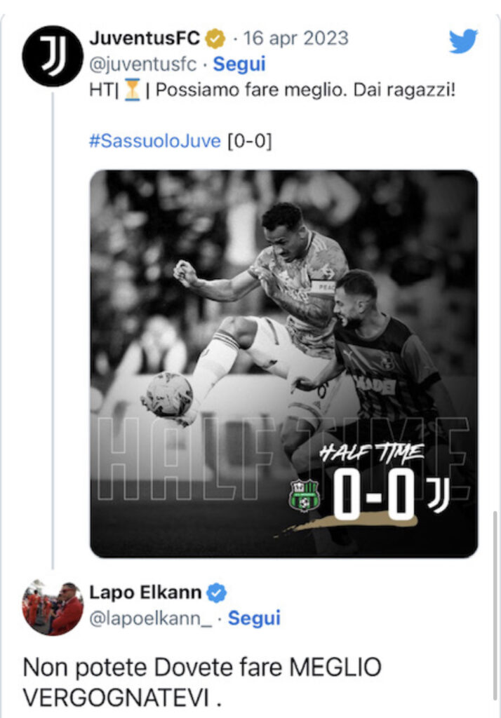 LAPO ELKANN JUVE